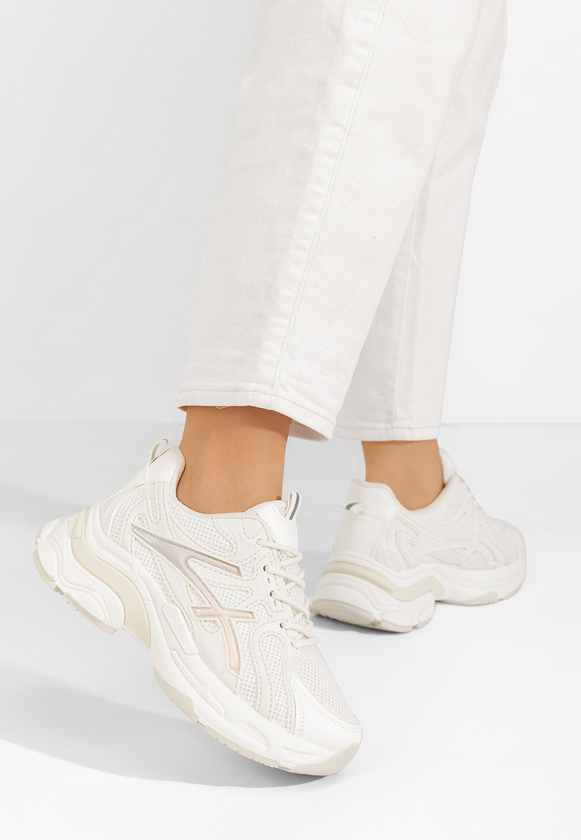 Baskets pour femme beige Chanelle