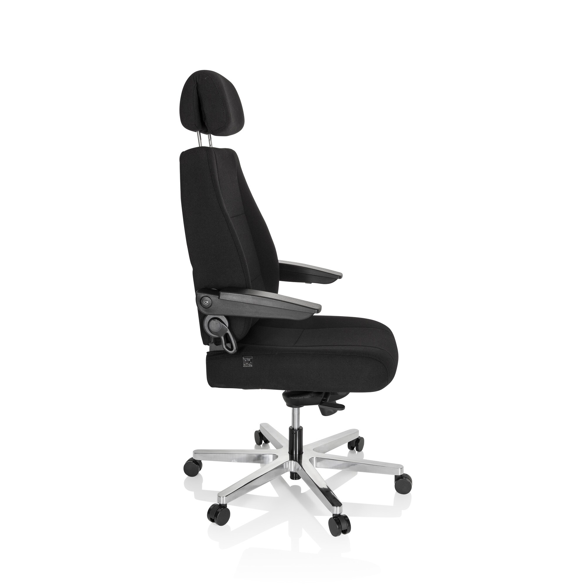 XXL Drehstuhl 24 HOURS I Stoff mit abklappbaren Armlehnen hjh OFFICE