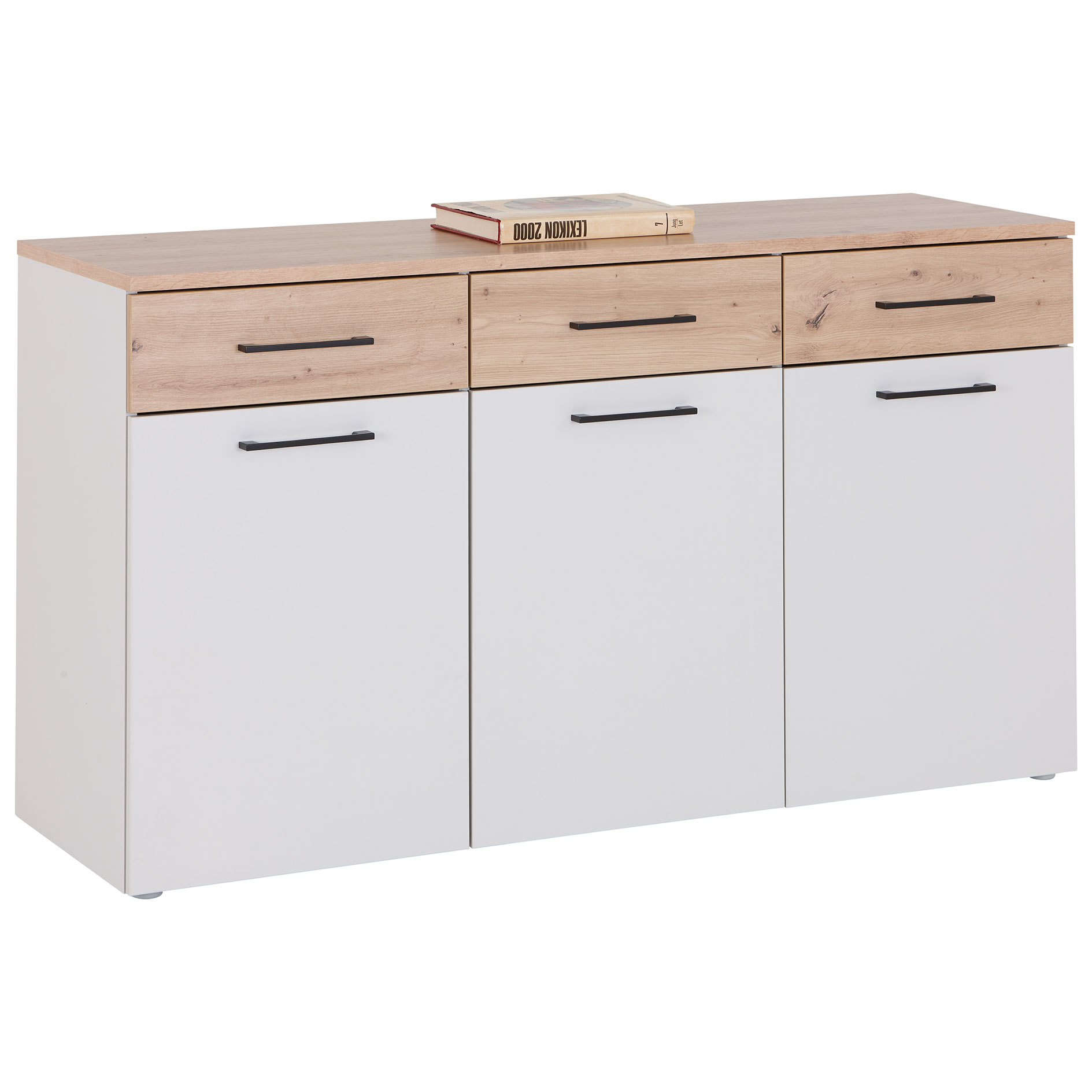 Sideboard - Artisan Eiche - kieselgrau - 150 cm