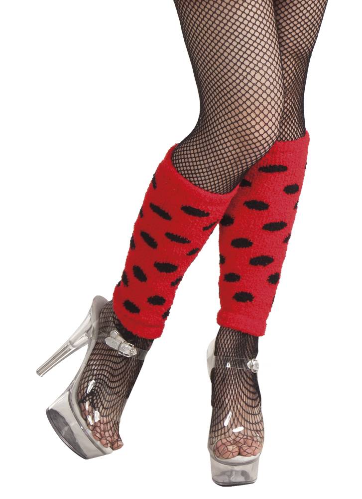 Beenwarmers Rood Zwart