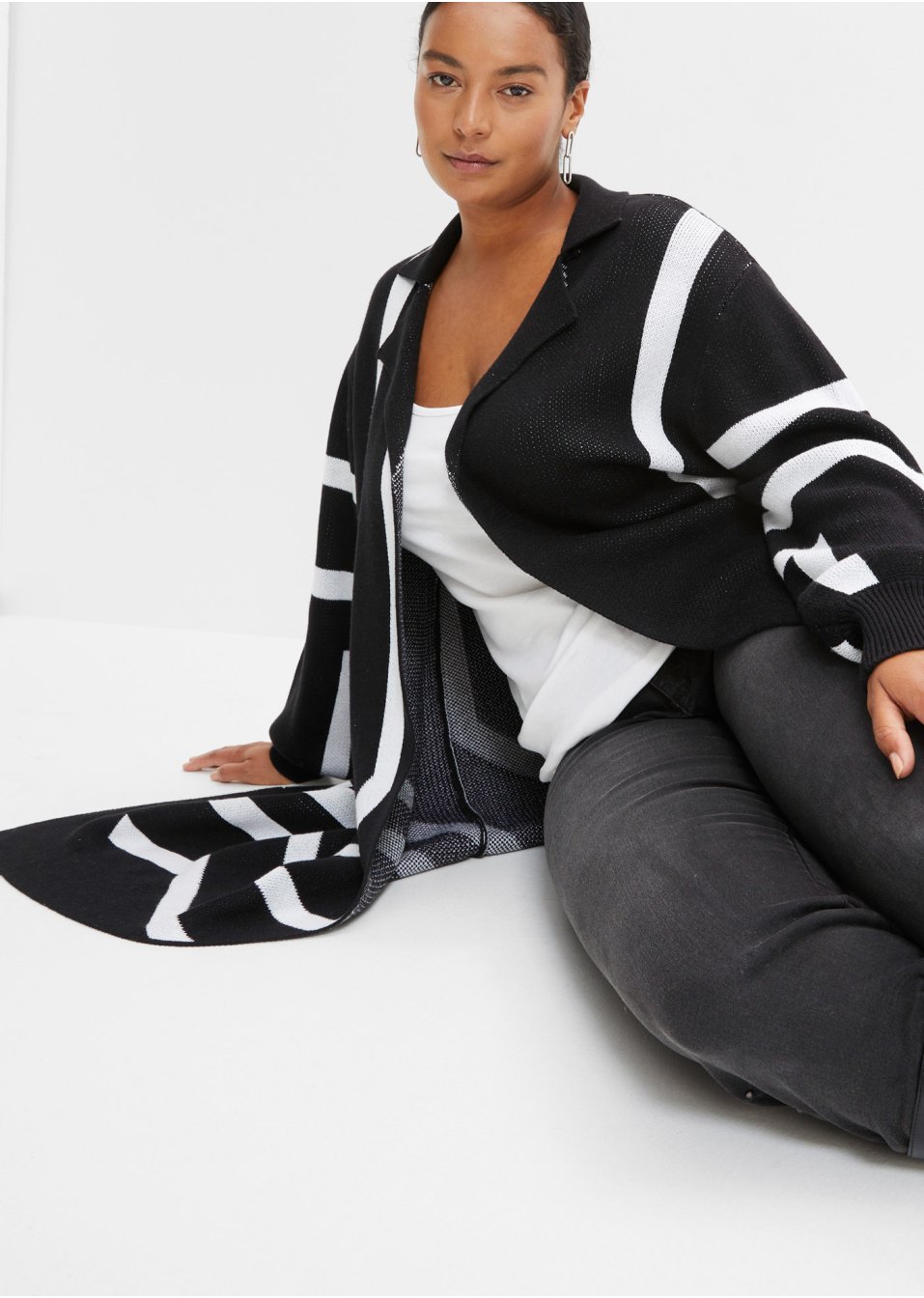 Gilet long en maille