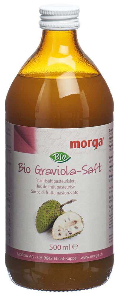 MORGA Graviola Saft<br>500 ml, Flasche, Bio