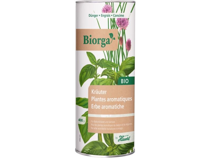 Hauert Biorga Kräuterdünger, 0.4 kg Dünger für Balkonkräuter