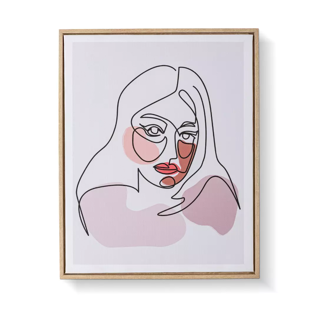 Wandbild 40 x 50 cm Young Woman II