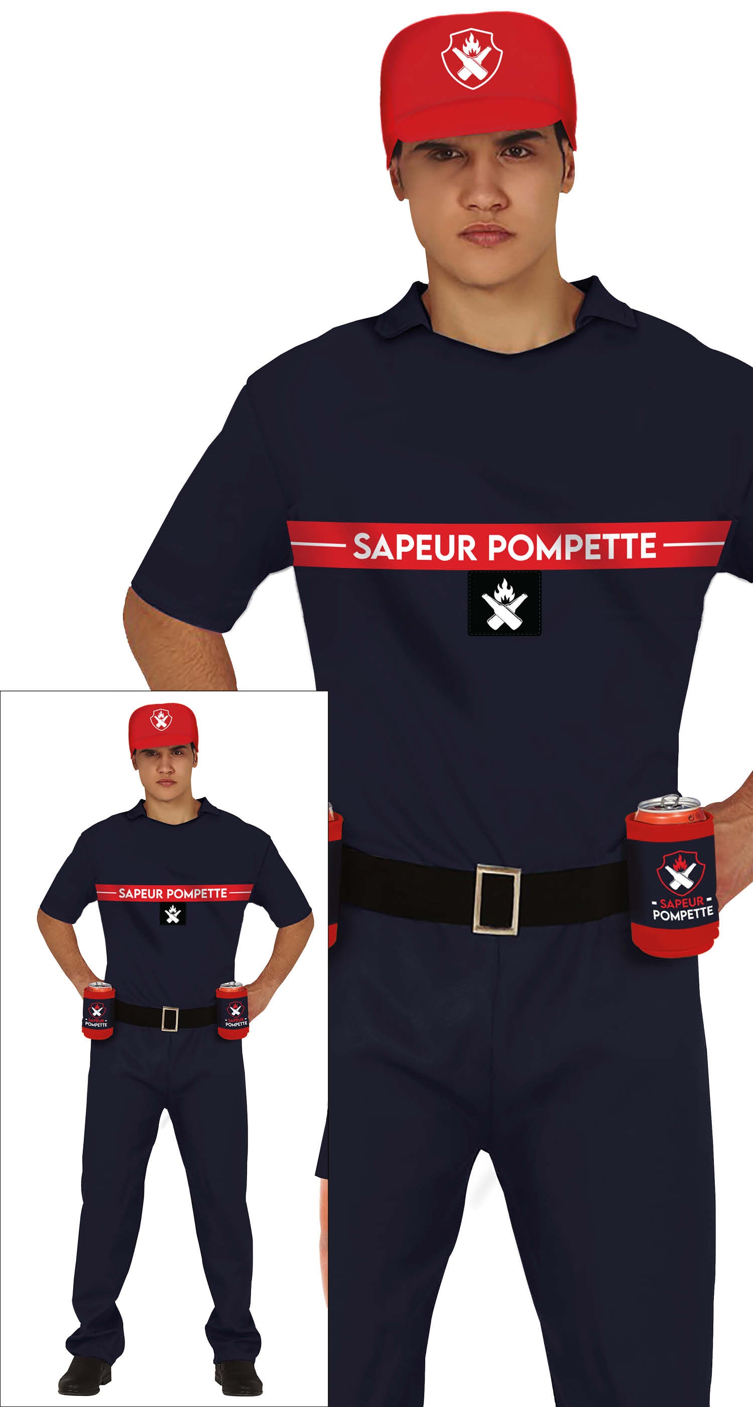 Sapeur Pompette Kostuum Heren L