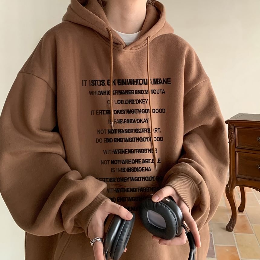 Kimeya - Oversized hoodie met letters