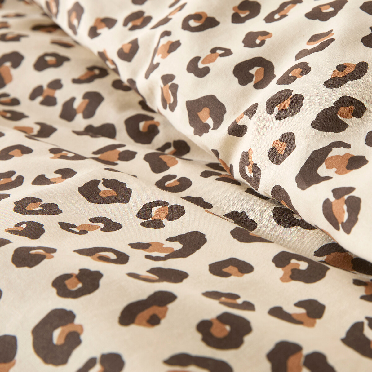 LA REDOUTE INTERIEURS<br>Conjunto de cama de algodão, fronha retangular, Leopold