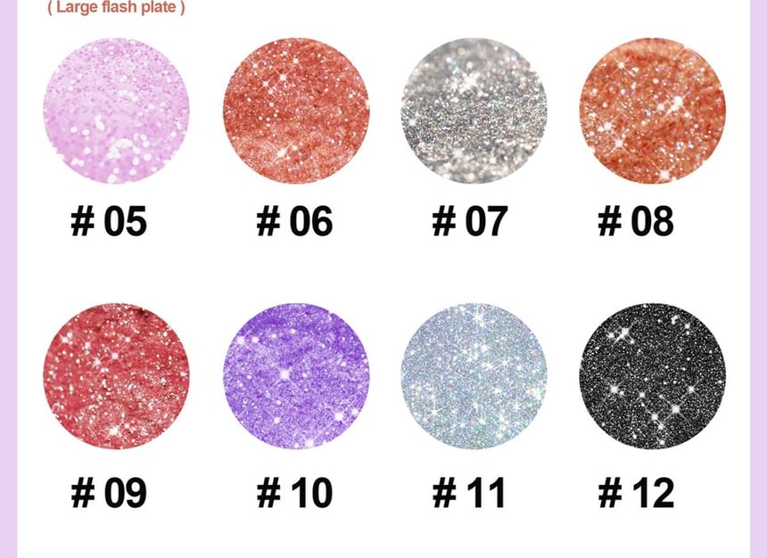 HANDAIYAN - Shimmer Liquid Eyeshadow - 12 kleuren