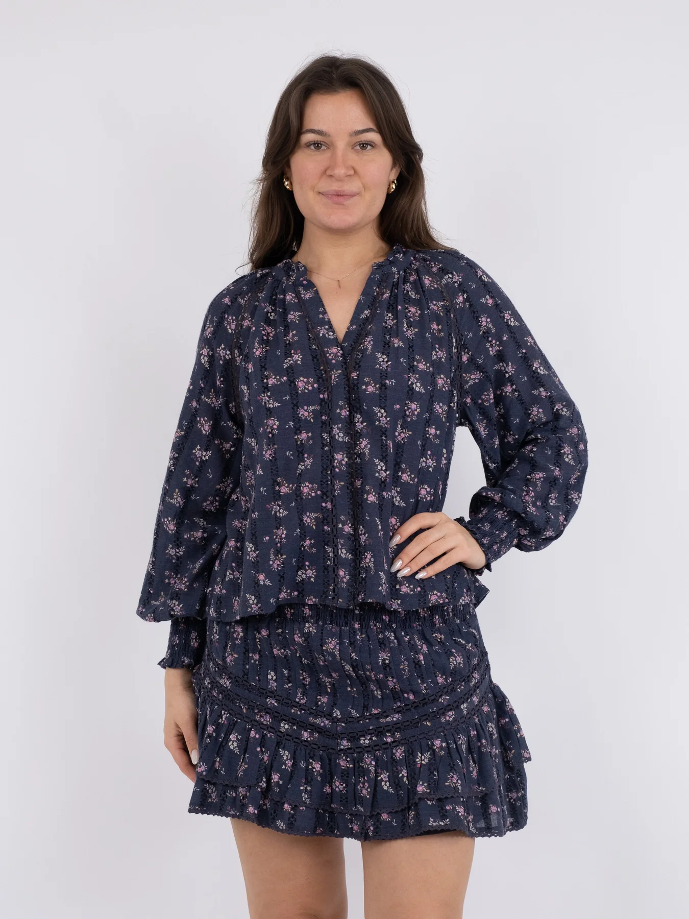 Neo Noir Stimma Delicate Floral Blouse