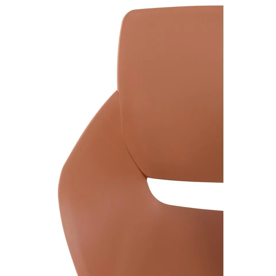 CLP Eetkamerstoel Alpena Kunststof - terracotta