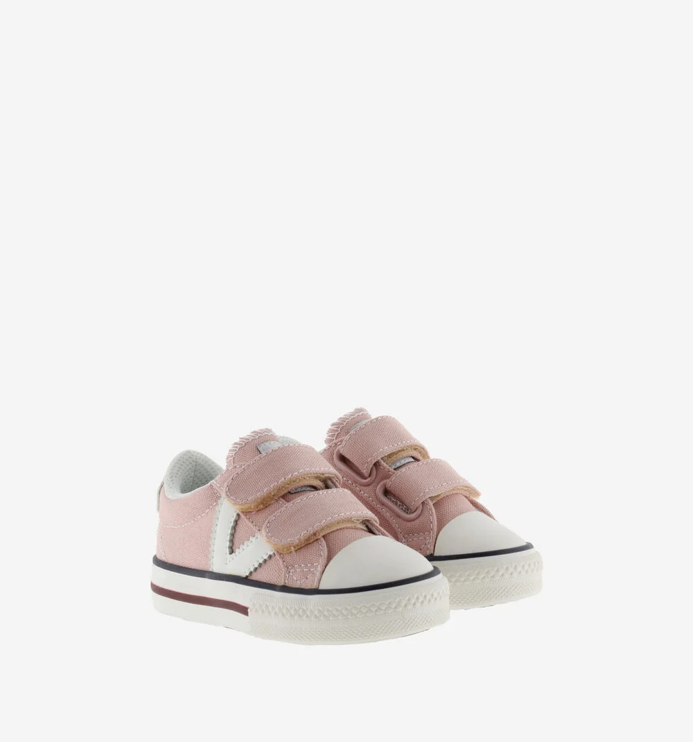TRIBU SNEAKER TOILE Baskets sport en toile pour enfant logo SKIN