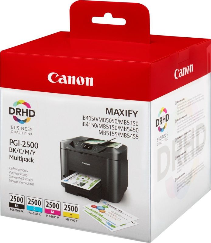 Canon - PGI-2500 - Inktcartridge - Multipack - 4 Kleuren