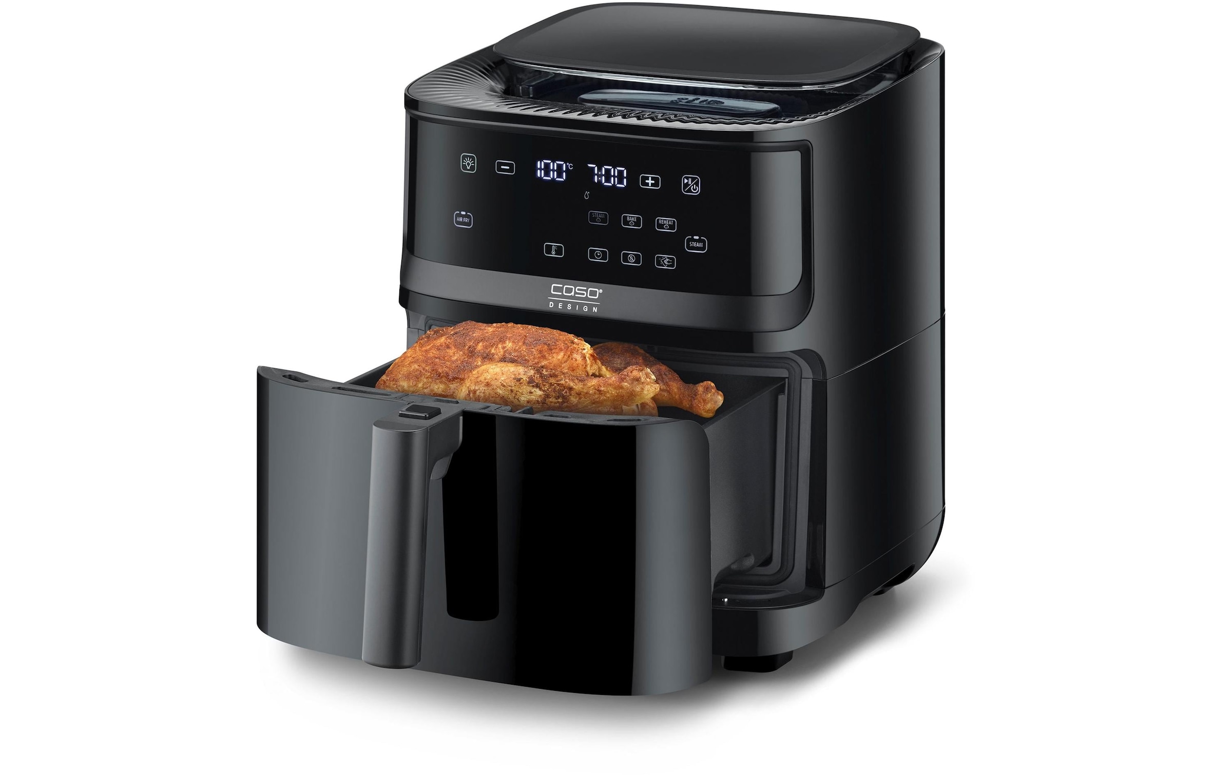 Caso Heissluftfritteuse »AirFry & Steam 700 45352 kg, Schwarz« 1700 W