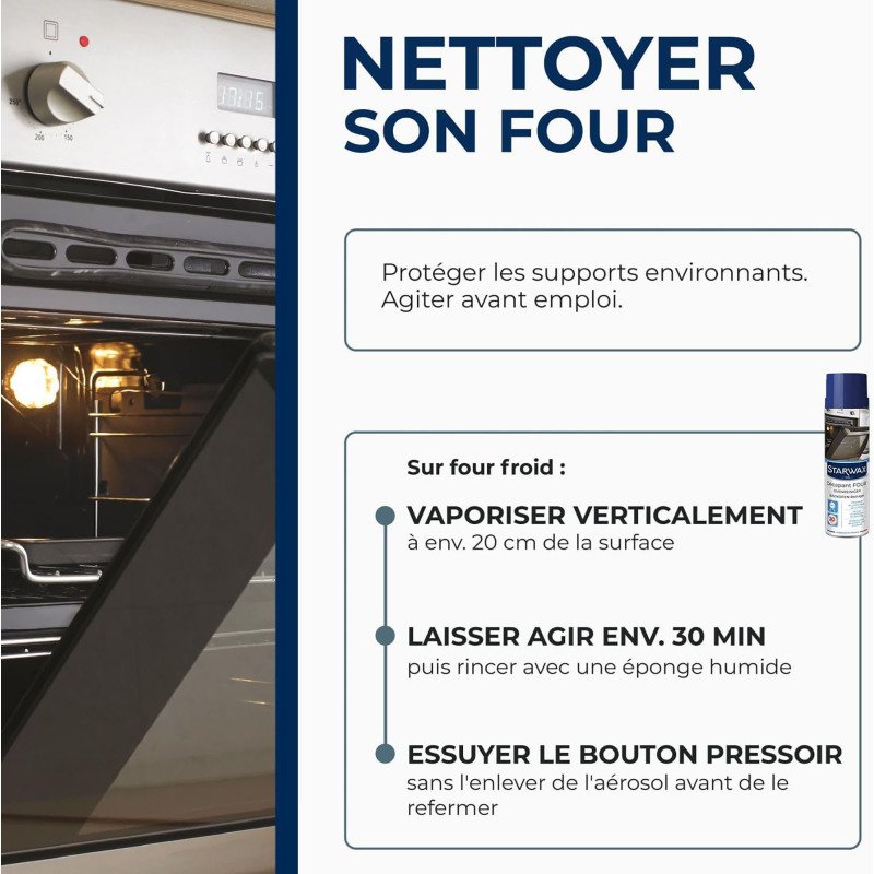 Décapant four et accessoires - aérosol - 500 ml