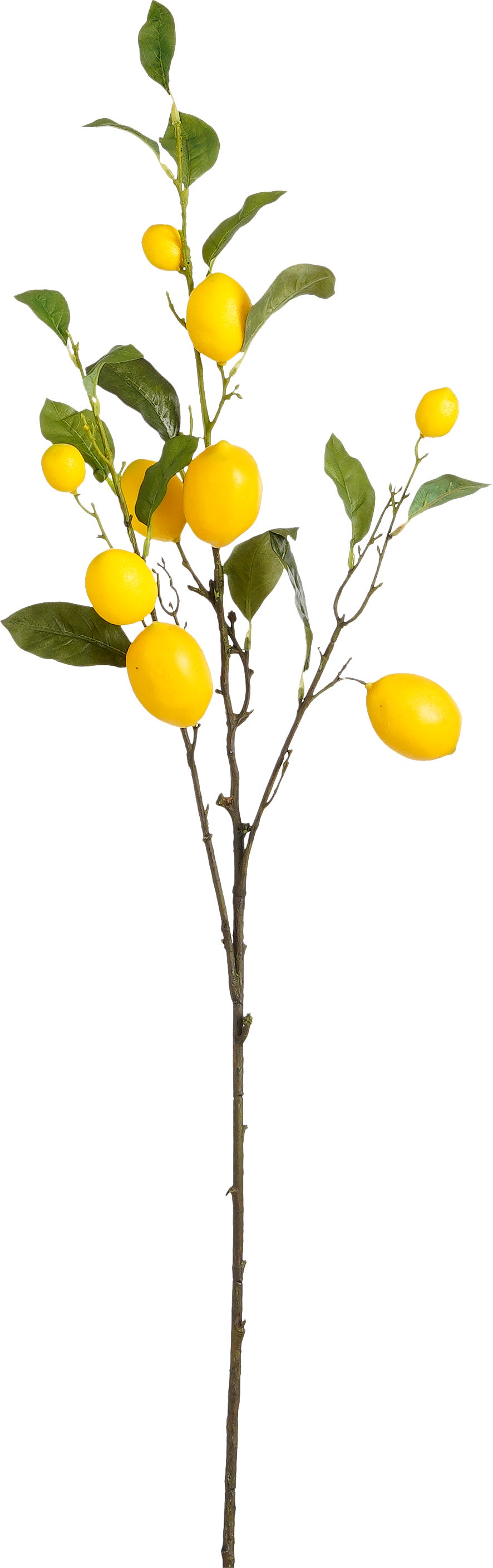 Mica Decorations kunsttak Citroenplant geel 104 cm