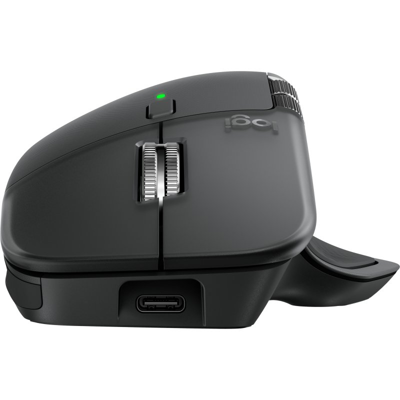 Logitech MX Master 4 souris Bureau Droitier RF sans fil + Bluetooth Laser 8000 DPI