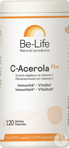 Be-Life C-Acerola Plus Immunité-Vitalité 120 Gélules