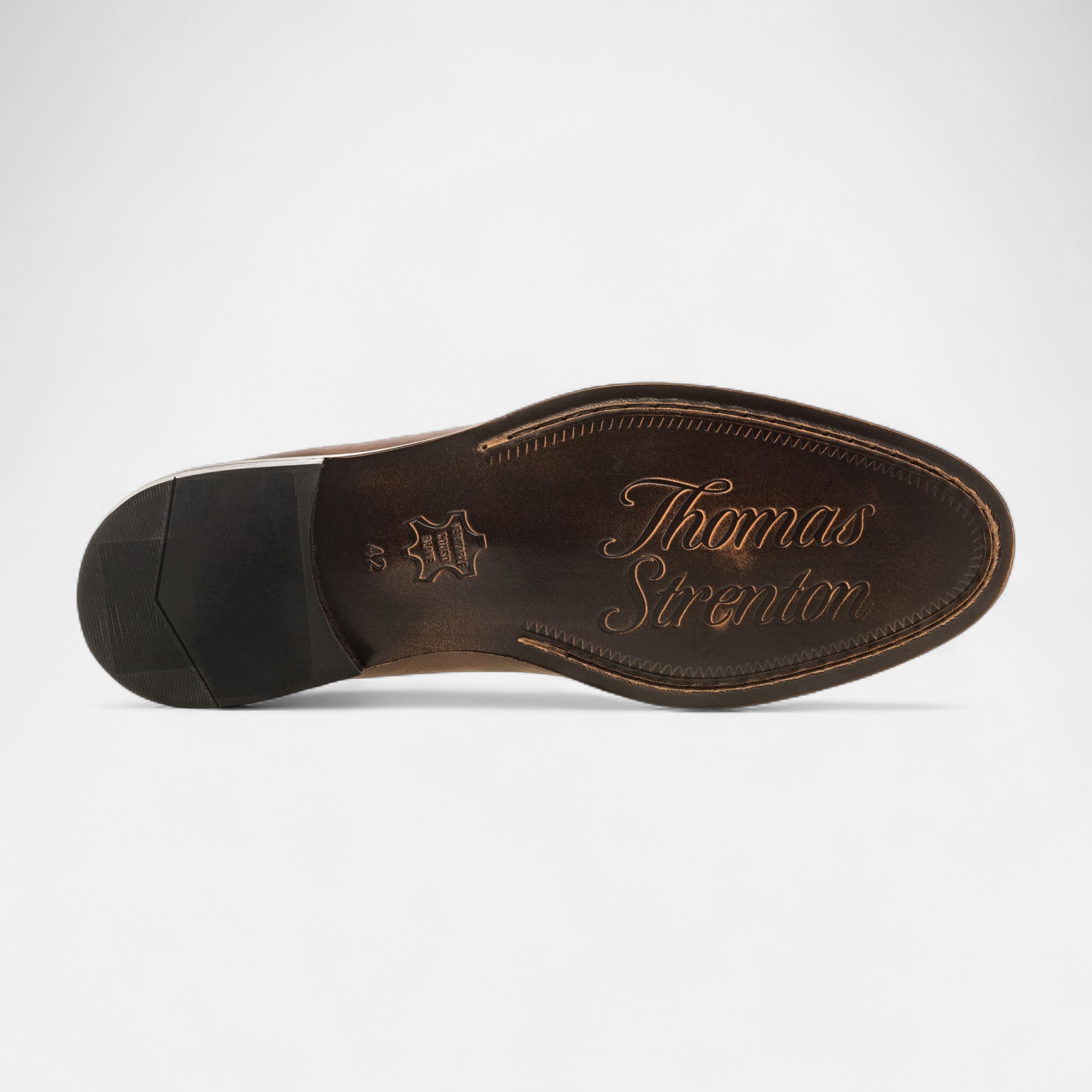 Mocassins Homme en cuir cognac