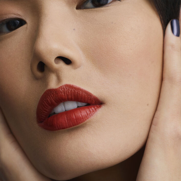HERMÈS Rouge Hermès, satin lipstick, Rouge Érable
