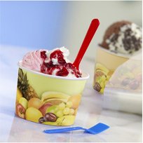 Pot à glace en carton rigide