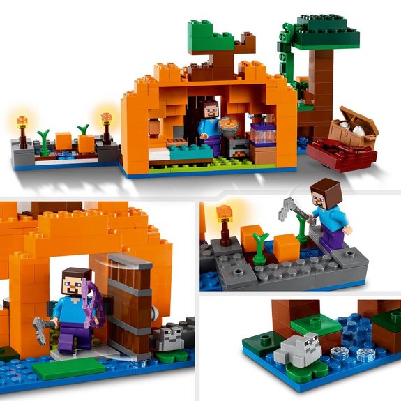 La ferme citrouille Lego Minecraft 21248