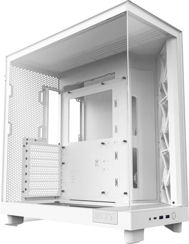 NZXT H6 Flow RGB 2024 PC-kabinet (hvid)