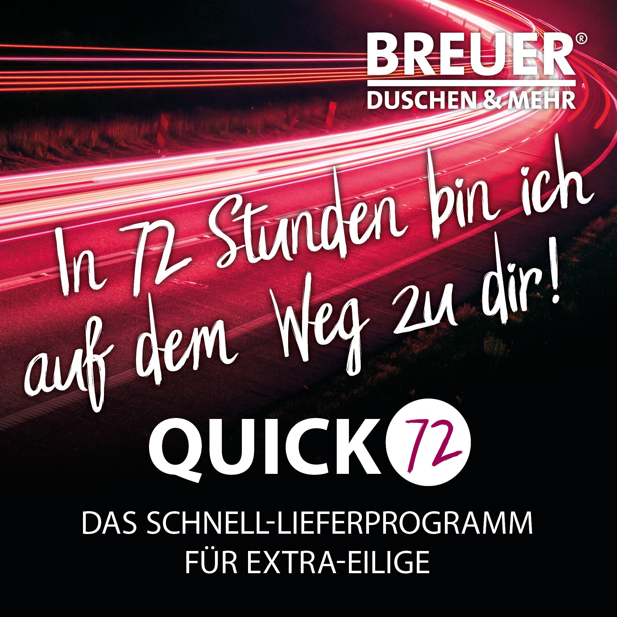 Breuer Avanta Drehtür + Festteil (Anschlag links) für Nische alu chromeffekt Klarglas 900 mm