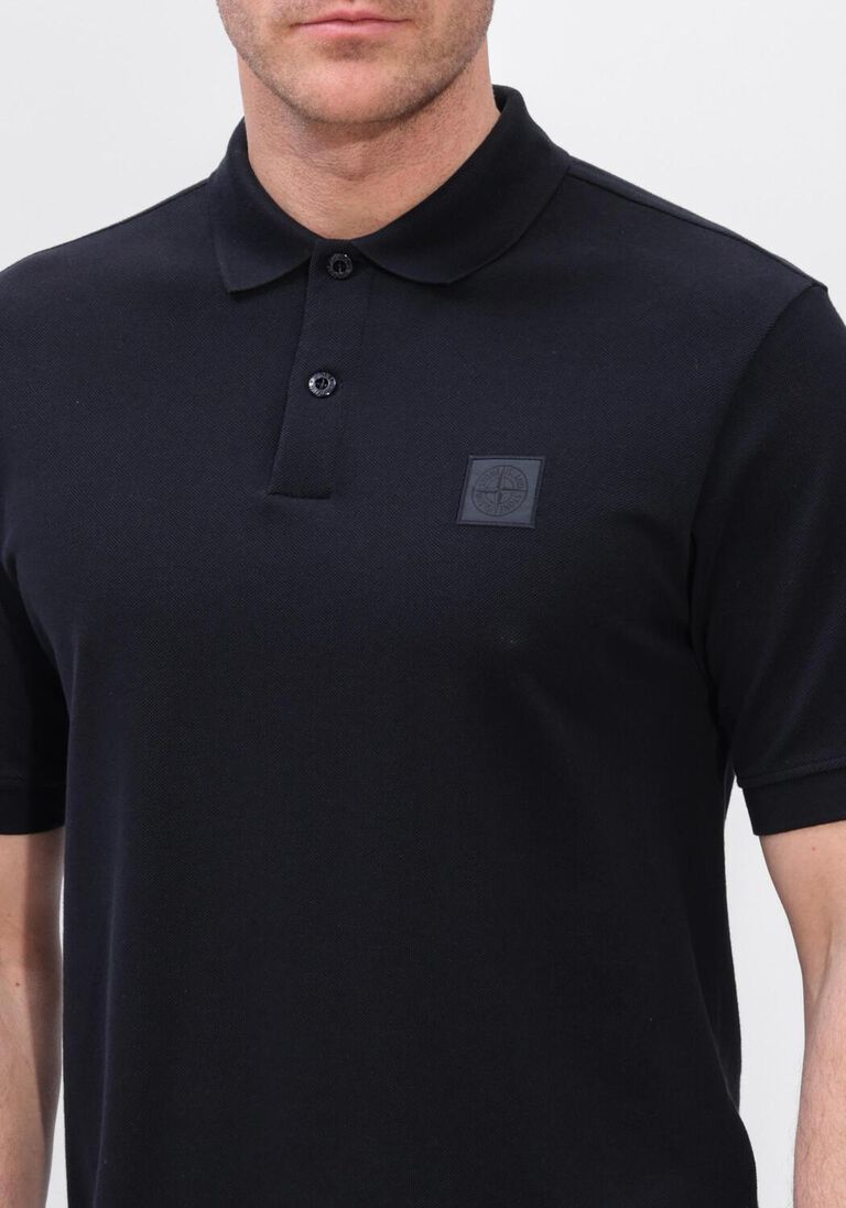 donkerblauwe stone island polo ss polo s0f39
