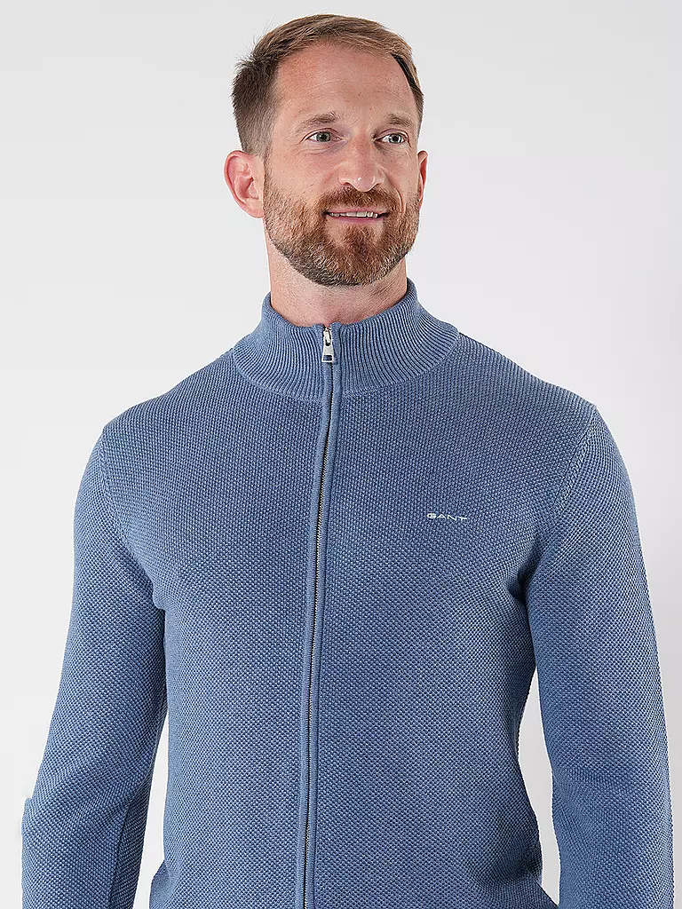 GANT Strickjacke blau