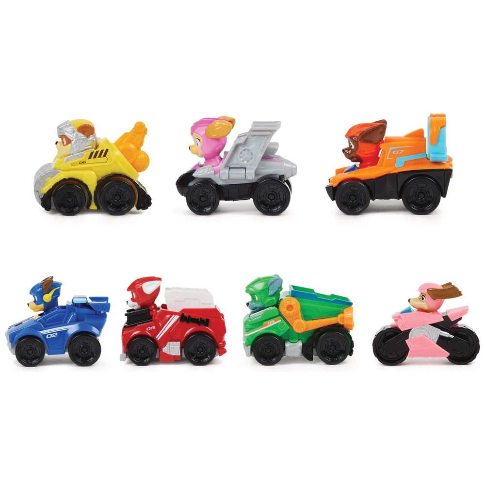 PAW Patrol: Das Mighty Movie Squad Rennwagen-Set