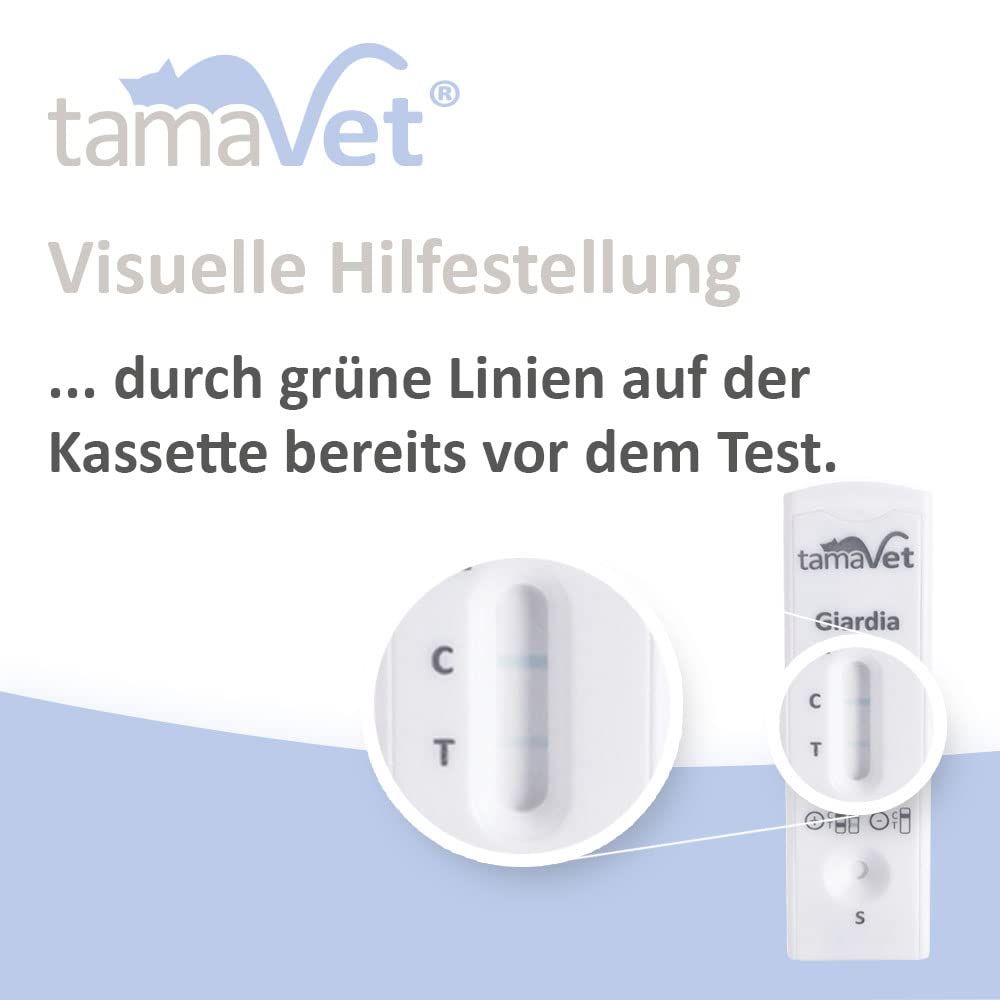 tamaVet Giardien Schnelltest für Hunde und Katzen