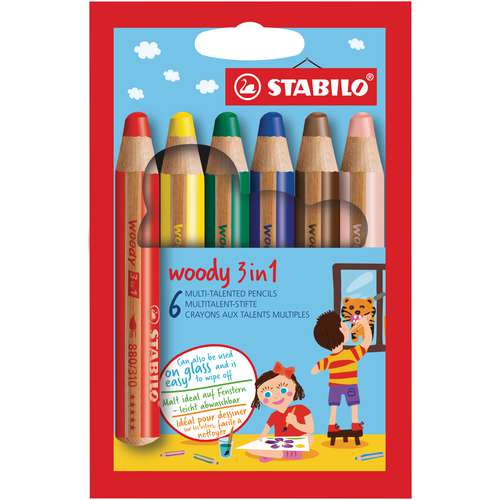 STABILO® Woody Farbstifte 3 in 1, Sets