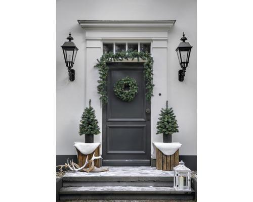 Kunstkerstboom, dennenboom Lafiora Chamonix set, 90 cm hoog, groen
