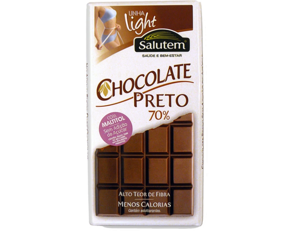 CHOCOLATE SALUTEM PRETO 99% CACAU 75G