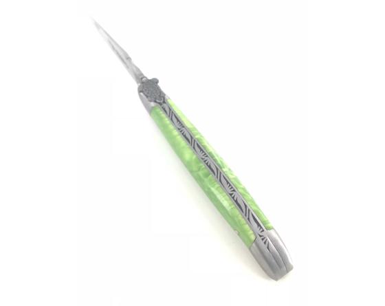 Laguiole 12 cm Juma Vert Couteau de poche par Laguiole en Aubrac