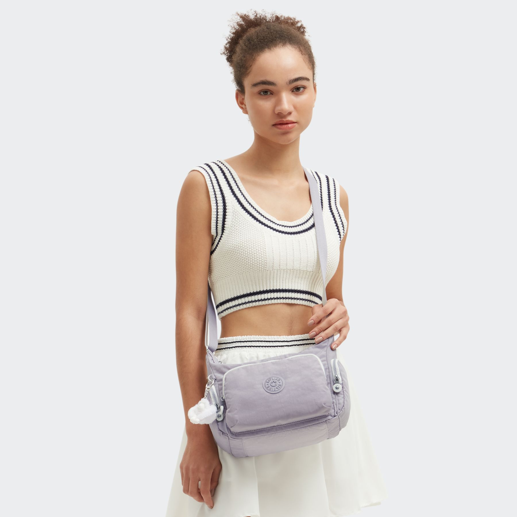 GABB S Sac à bandoulière de taille moyenne avec bandoulière réglable - Tender Grey