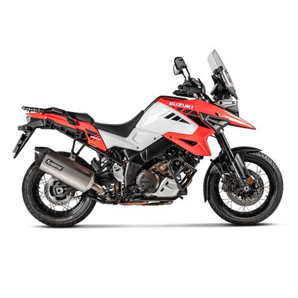 Silencieux Akrapovic Titane embout Carbone - Gris