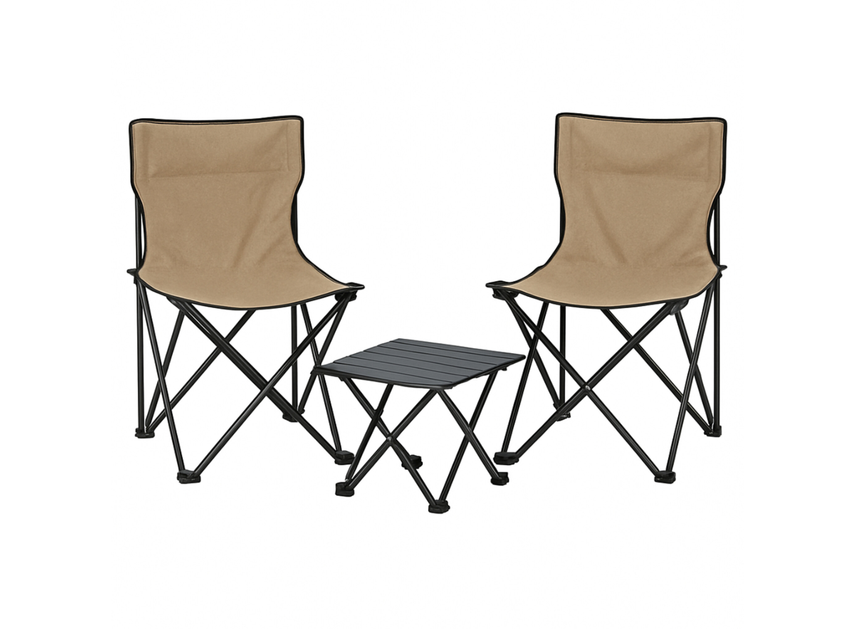 Hem camping set 3-delig met 2 stoelen en tafel