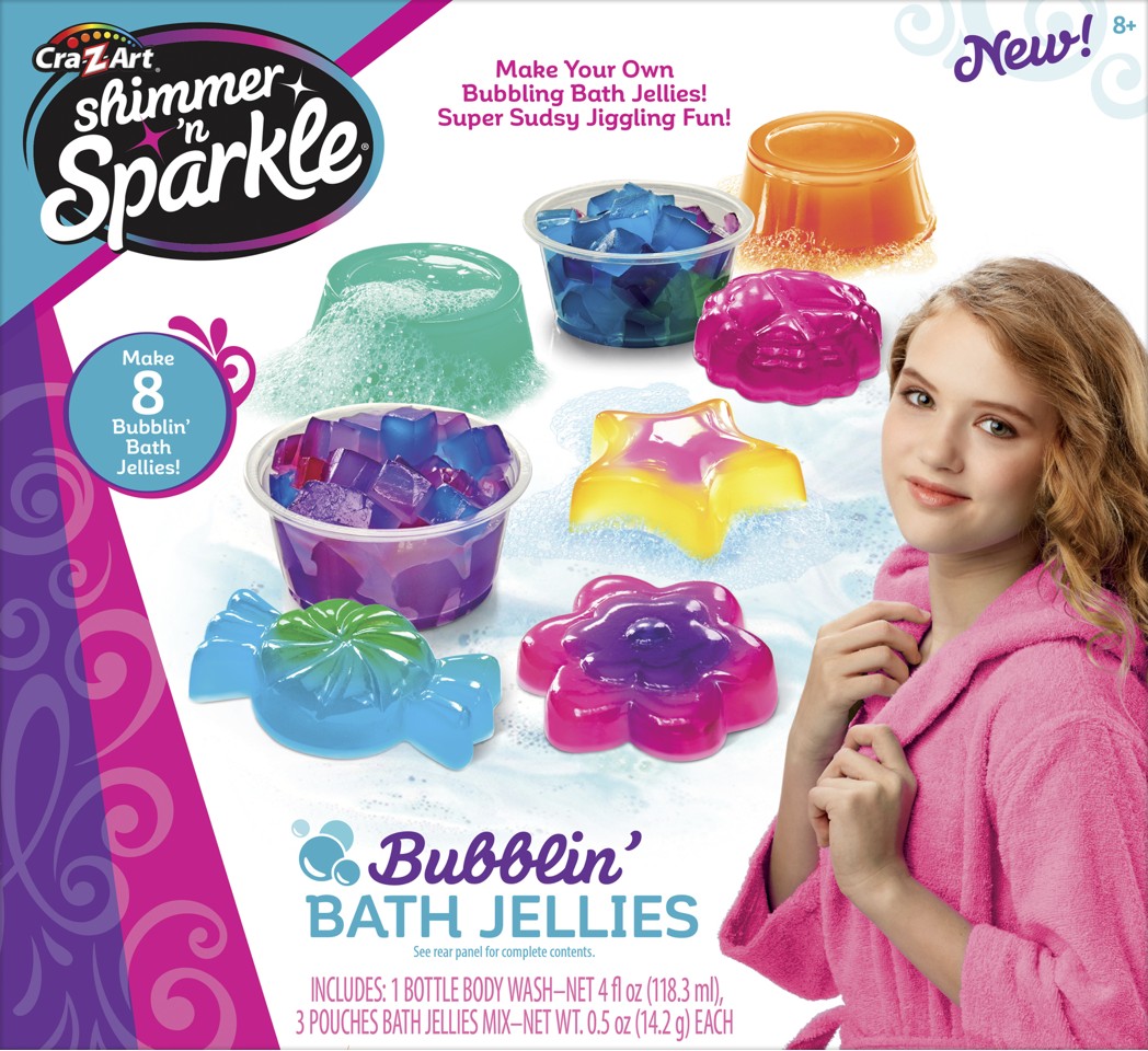 SHIMMER N SPARKLE BUBBLIN BATH JELLIES