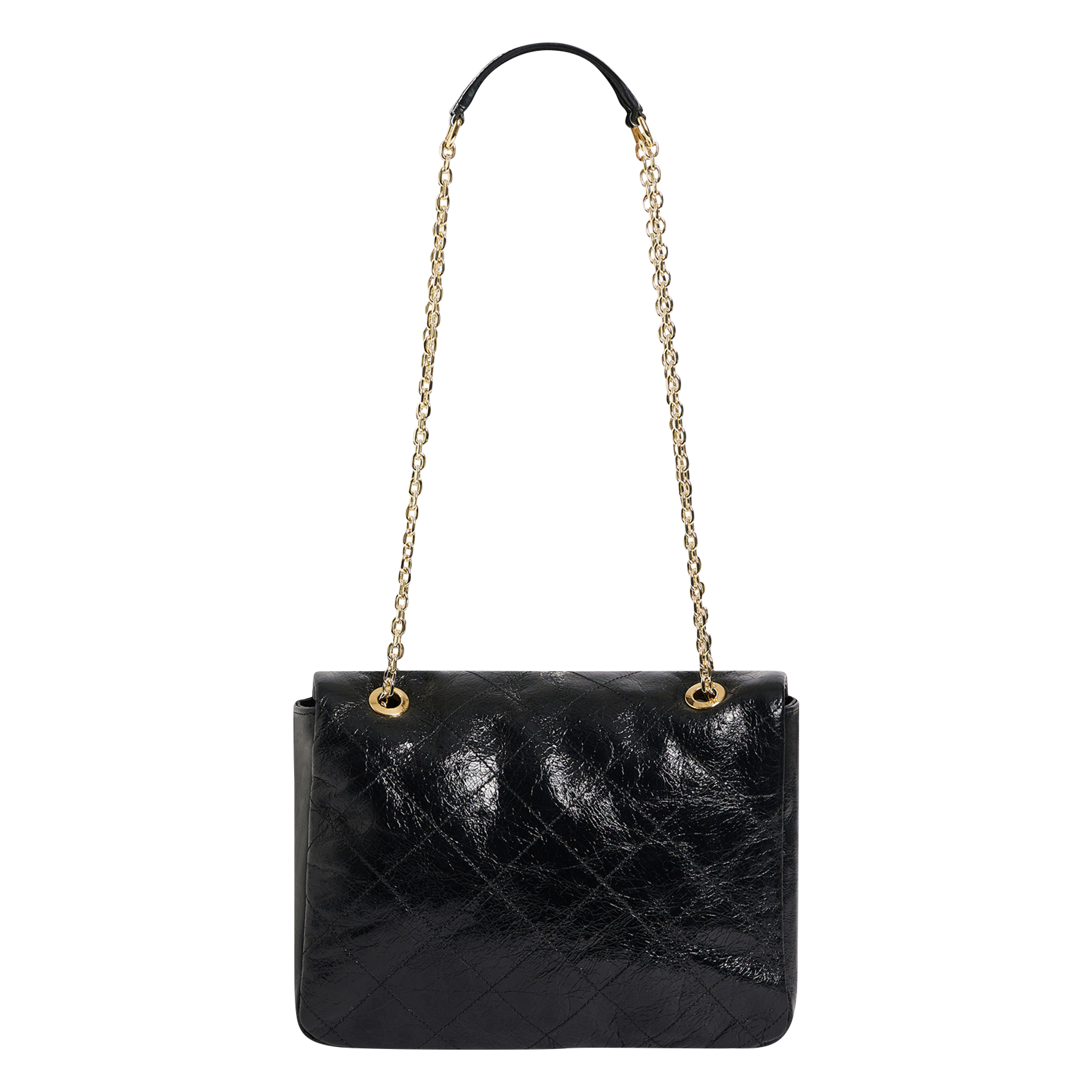 LEAH - Sac bandoulière en cuir | Noir
