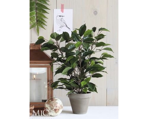 Kunstplant Ficus natasja (treurvijg) Ø 30 H 40 cm groen