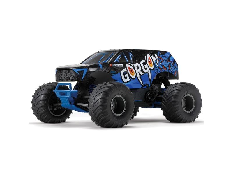 Arrma Monster Truck Gorgon MEGA 550 RWD Blau, ARTR, 1:10 2WD Monstertruck mit Heckantrieb