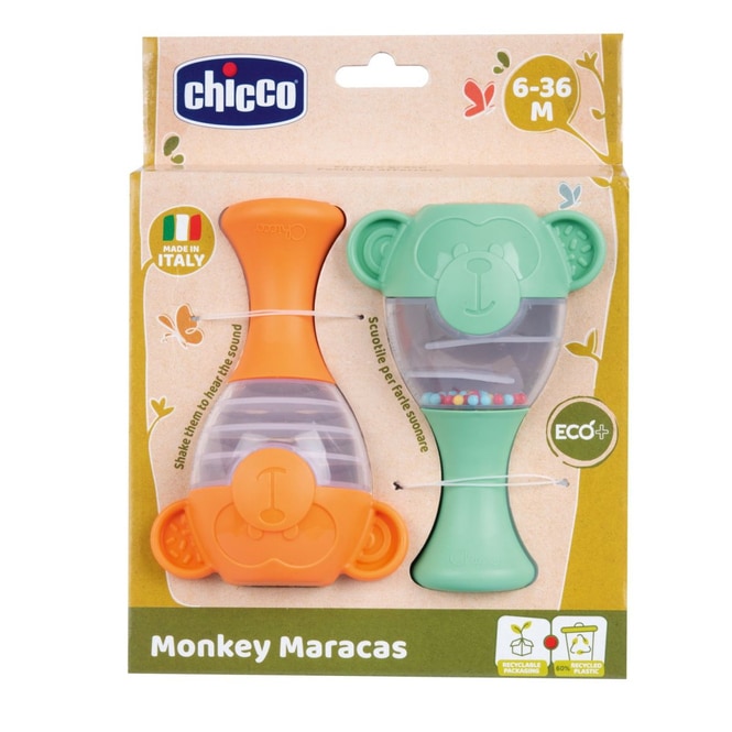 Chicco - Rassel Affe - 2er Set