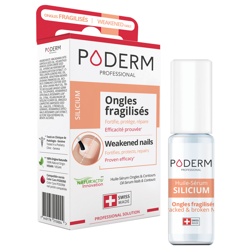 PODERM Sérum Ongles Silicium Fl 8 ml