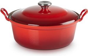 Le Creuset Faitout Braadpan - 6,6 l - Ø 32 cm - Kersenrood