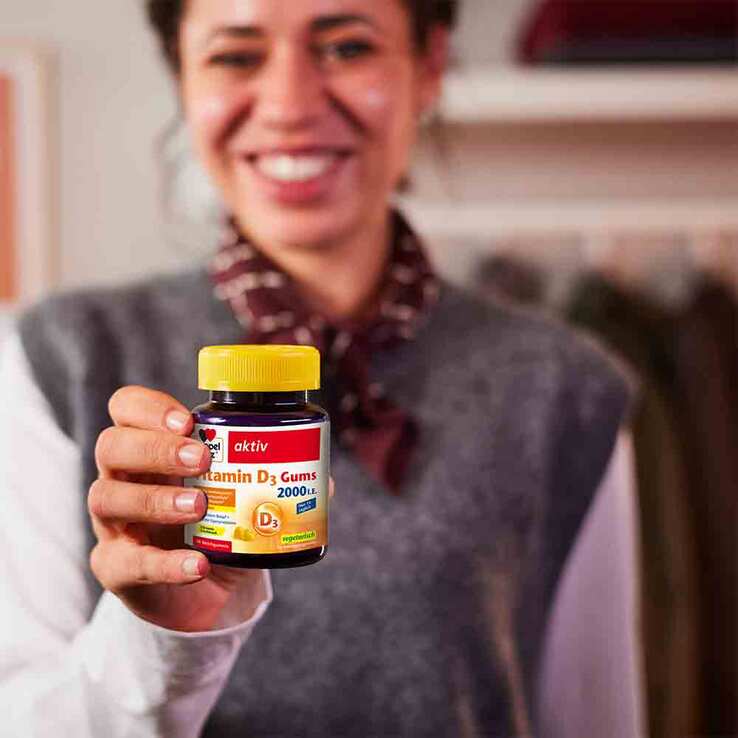 Doppelherz Vitamin D3 2000 I.E.Gums, 40 St