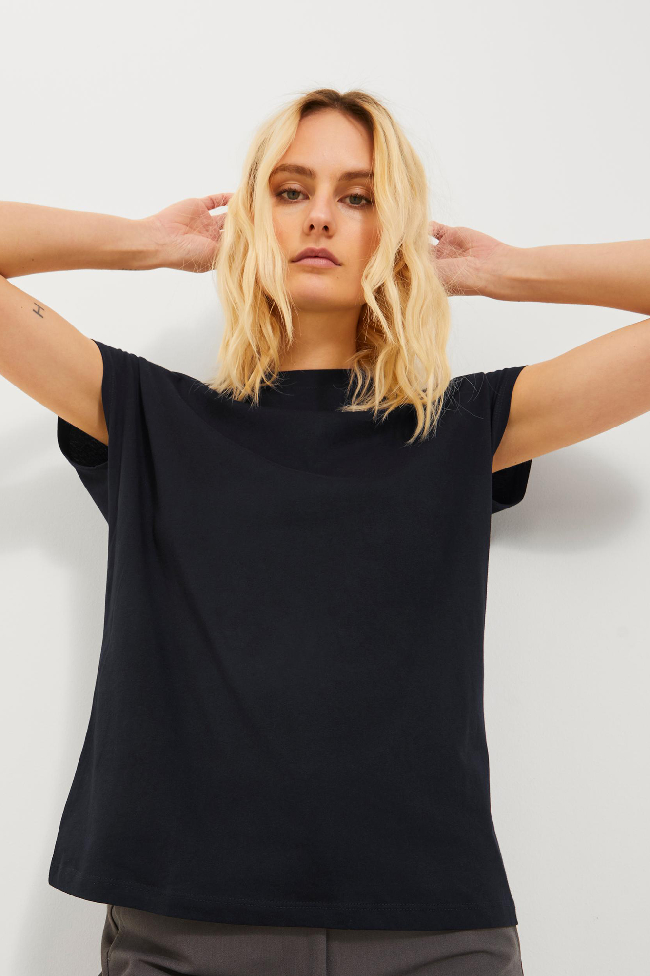 Camiseta oversized de manga curta