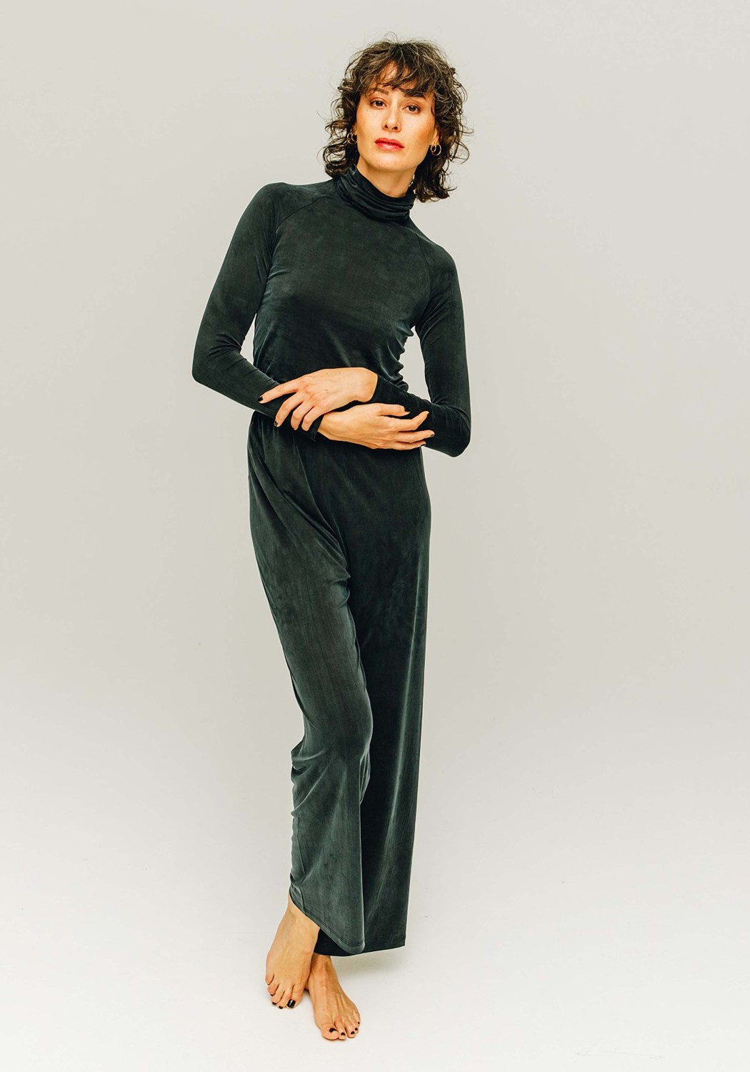 Moya Kala Hose High Waist Pants Graphite