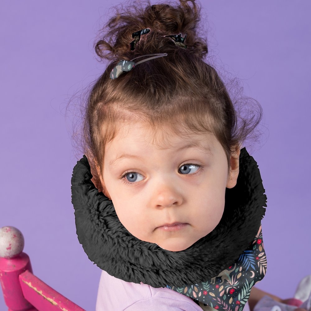 Echarpe Tube Enfant Nuit Féline