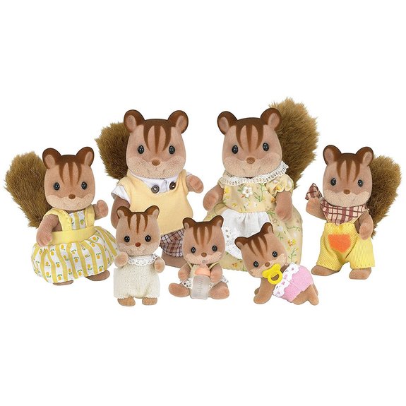 Famille écureuil roux - Sylvanian Families 3136
